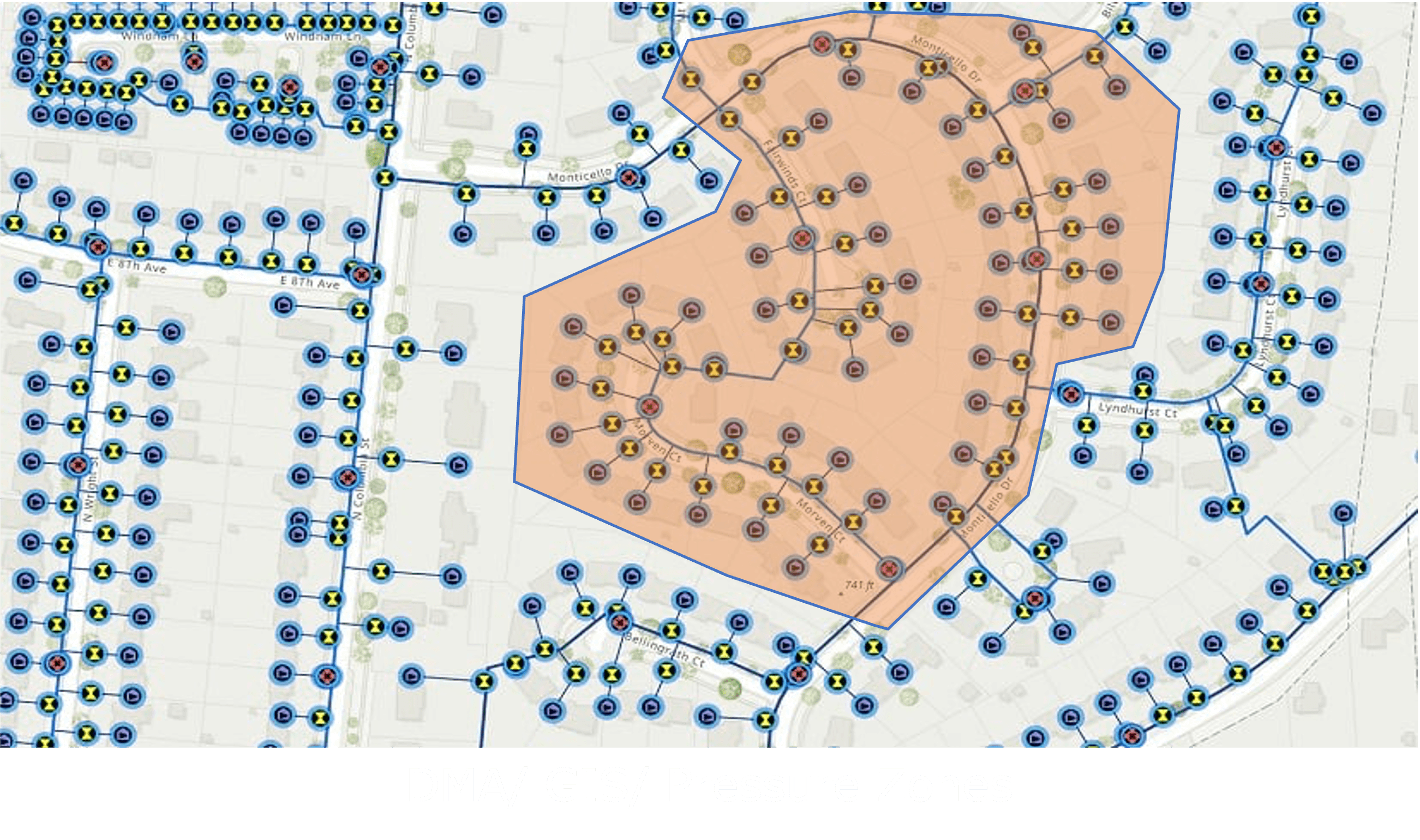 Typical GIS-based DMA map